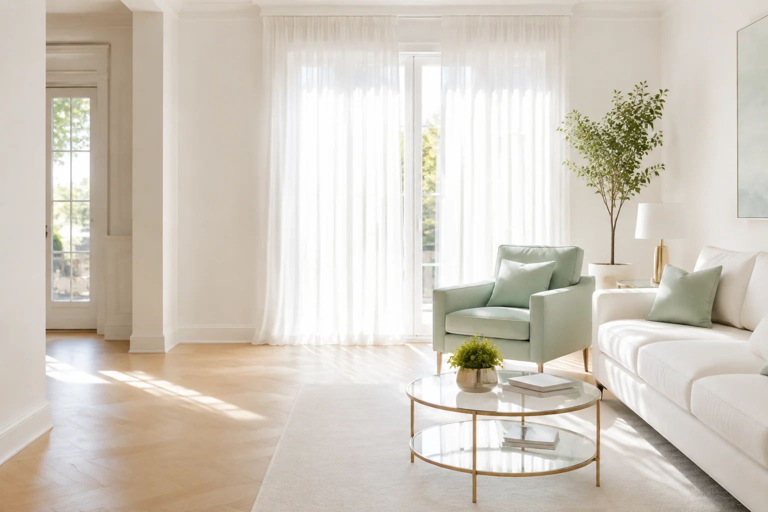 Home & Sunday website concept illustration