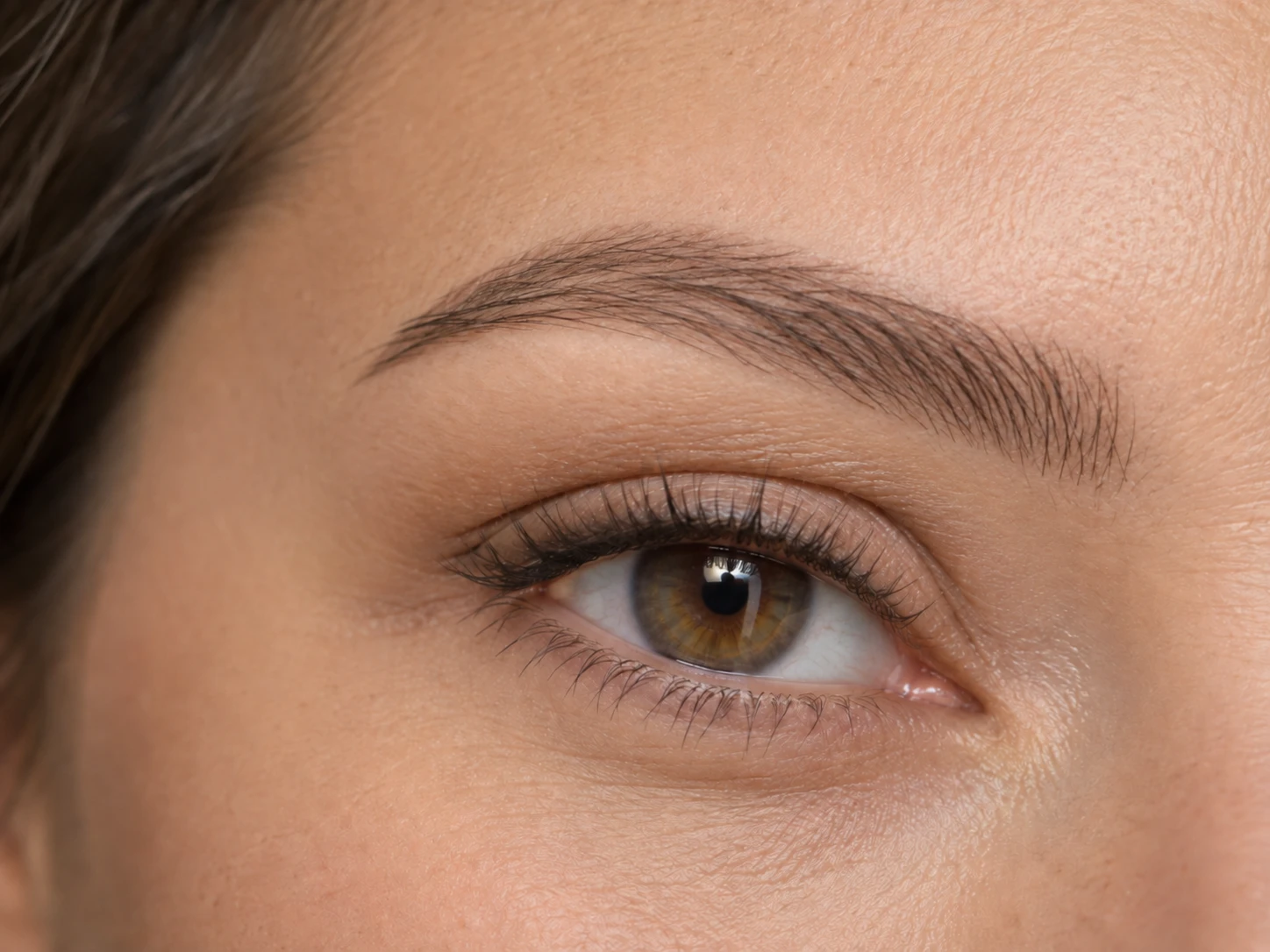 Powder brows: before