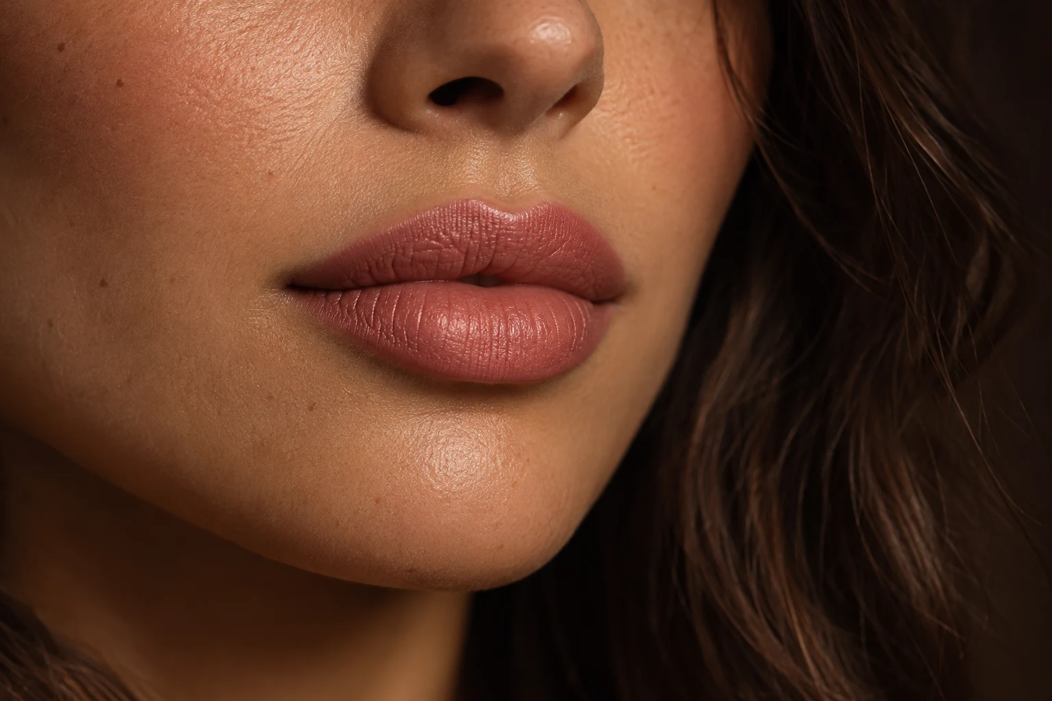 Nude lip blush